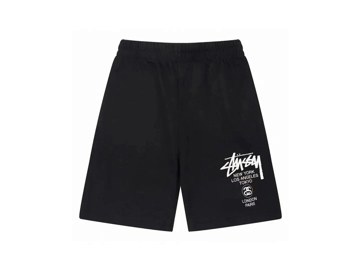 Stussy Dice Logo Heather Gray Sweatshorts Shorts product detail 2 in Litbuy spreadsheet finds