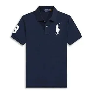 Polo Ralph Lauren Big Pony Polo Green with Orange Logo - 9