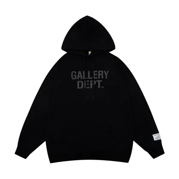 Gallery Dept. Logo Hoodie Black Hoodies - 1