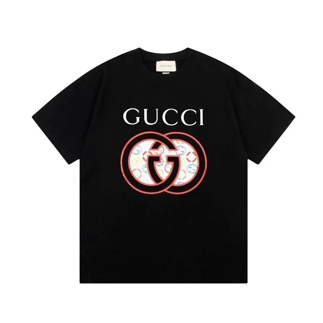 Gucci Interlocking GG Print Cream T-Shirt - 3