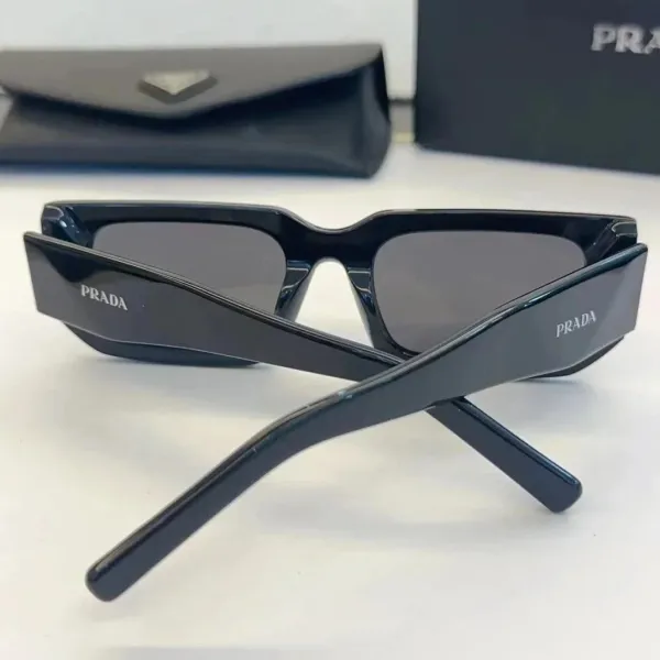 Prada Square Frame Pink Tinted Sunglasses - 3