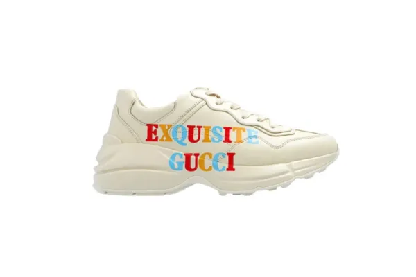 Gucci Rhyton Exquisite Multicolor Logo Sneakers - 1