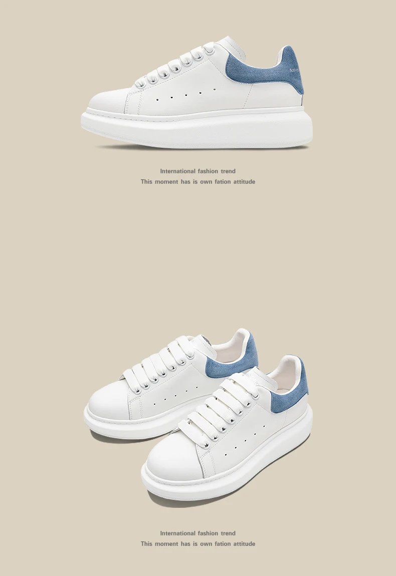 Alexander McQueen Oversized Sole White Sneakers - 21