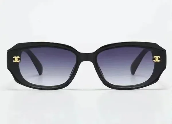 Chanel Oversized Square Sunglasses Navy Blue with Monkey Print Temples - 8
