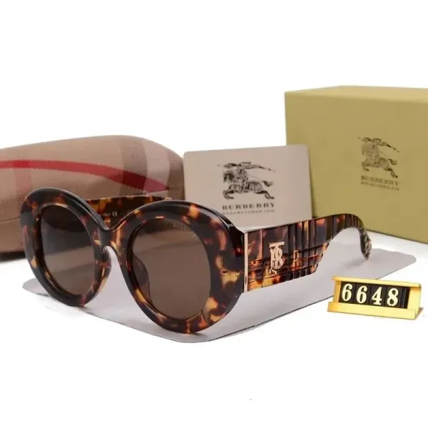 Burberry Tortoiseshell Oversized Cat-Eye Sunglasses - 1