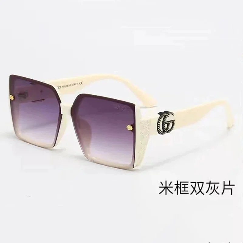 Gucci GG Marmont Square Frame Gradient Purple Sunglasses - 1