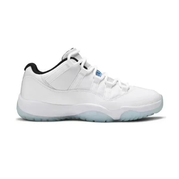 Air Jordan 11 Low White Ice Sole Sneakers - 1