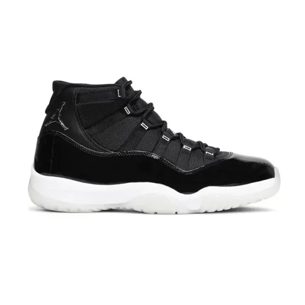 Air Jordan 11 Retro Black White Sneakers - 1