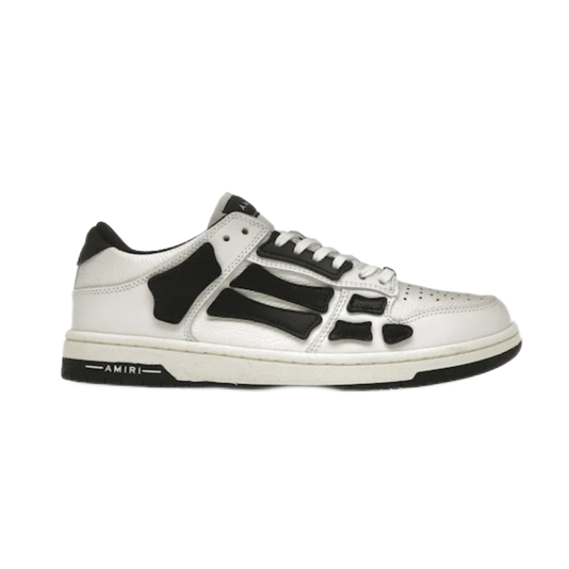 Amiri Bone Low White Black Sneakers - 1