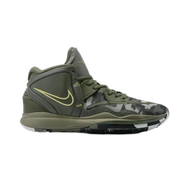 Nike Kyrie 8 Camo Olive Basketball Shoes - 1