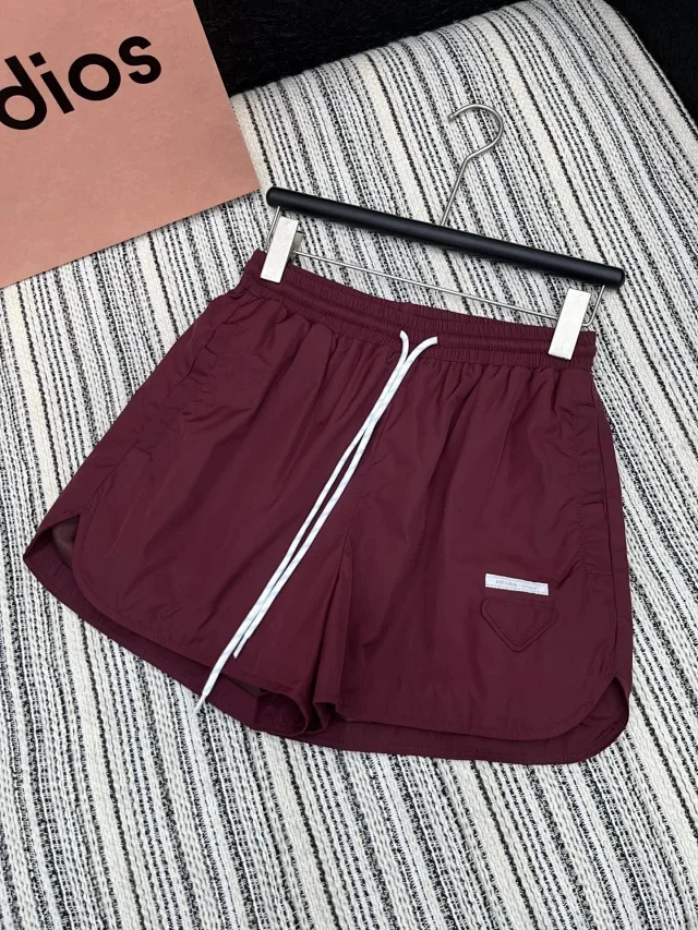 Prada Shorts Elastic-Waist Drawstring product detail image 3