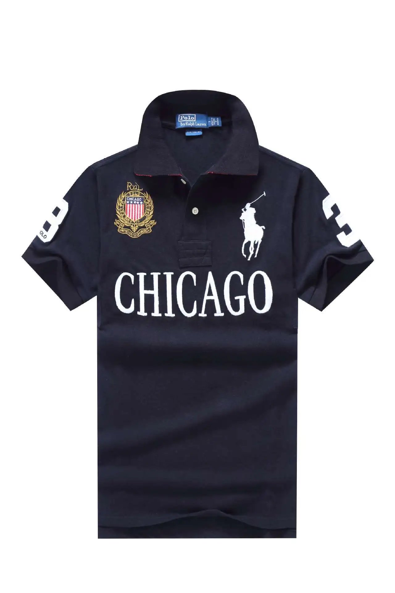 Ralph Lauren Tokyo Polo Shirt Black/White - 13