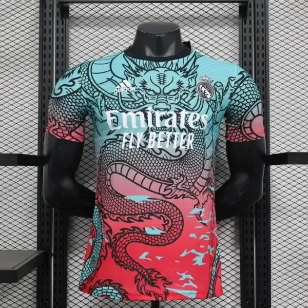 Adidas x Real Madrid Dragon Print Third Jersey Multicolor Sports-T-Shirt - 1