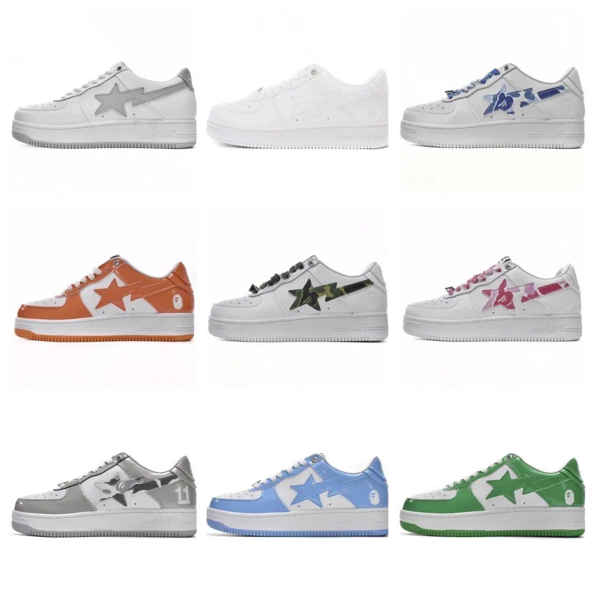 BAPE STA Low Top Sne