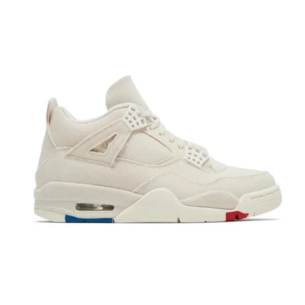 Air Jordan 4 Retro Craft Beige Sneakers - 1