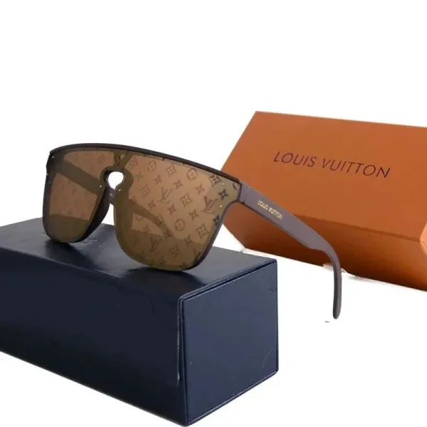 Louis Vuitton Monogram Shield Sunglasses Brown - 1