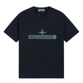 Stone Island Compass Logo T-Shirt Navy - 1