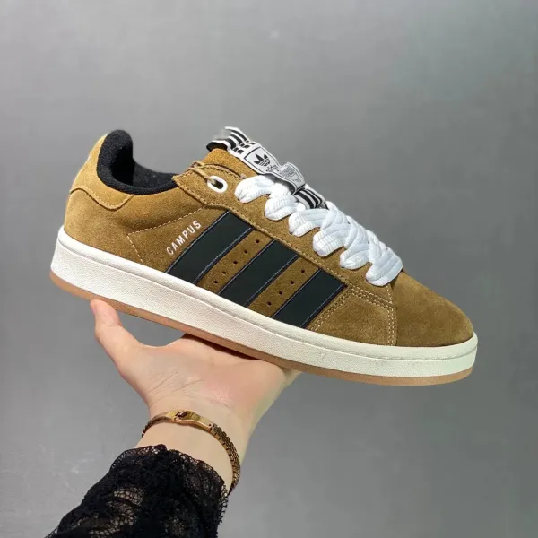 Adidas Originals Campus Brown Suede Sneakers - 1