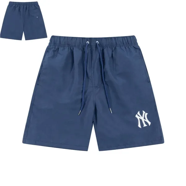 New York Yankees Logo Swim Shorts Navy Blue - 1