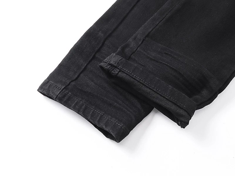 Amiri Logo Patchwork Black Jeans - 24