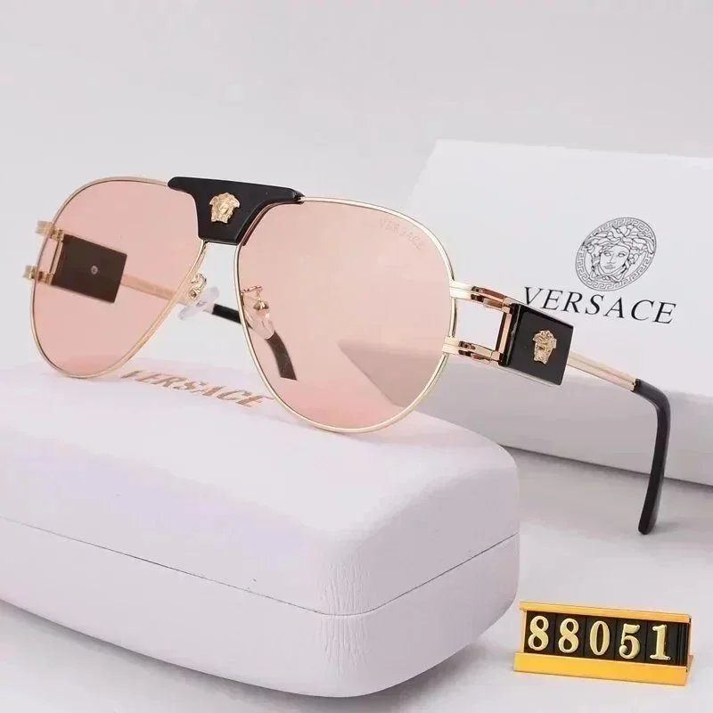 Versace 6131 White Oversized Square Sunglasses - 3