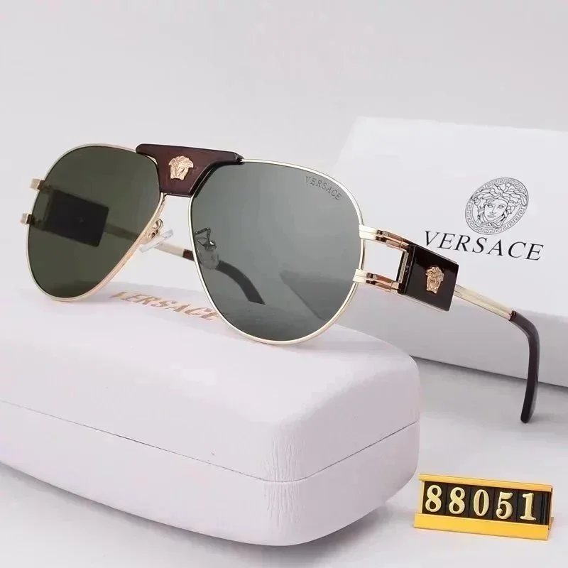 Versace 6131 White Oversized Square Sunglasses - 7