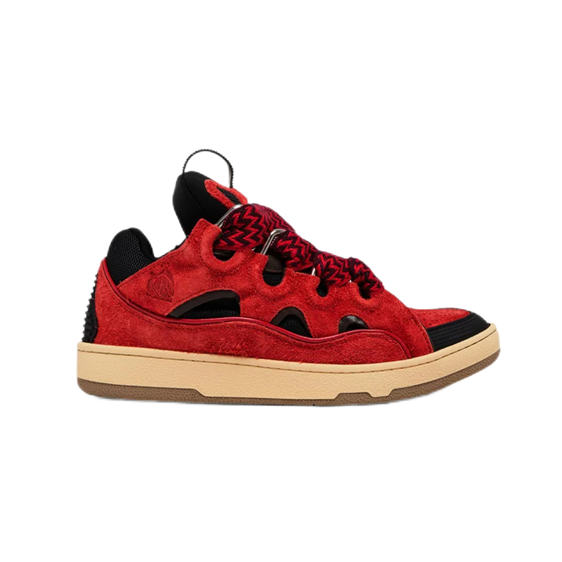 Maison Margiela Tabi Sandal Sneaker Red Suede Sneakers - 5