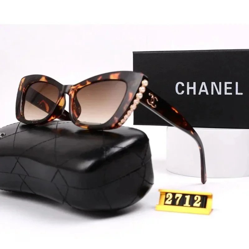 Chanel Cat-Eye Tortoiseshell Pearl-Embellished Sunglasses