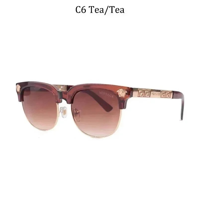 Versace 6131 White Oversized Square Sunglasses - 4