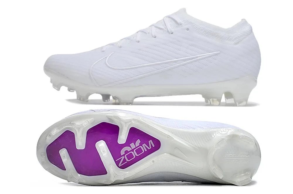 Nike Air Zoom Mercurial Superfly 9 White Purple Football Cleats