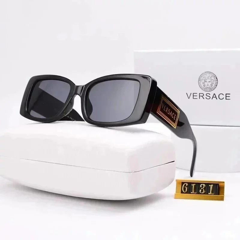 Versace 6131 White Oversized Square Sunglasses - 8