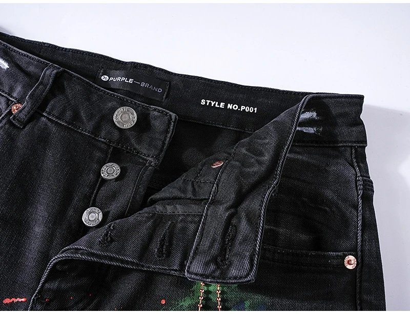 Purple x Bionic Crinkled Wash Denim Jeans - 27