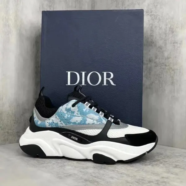 Dior B23 Low Black and White Sneakers - 8