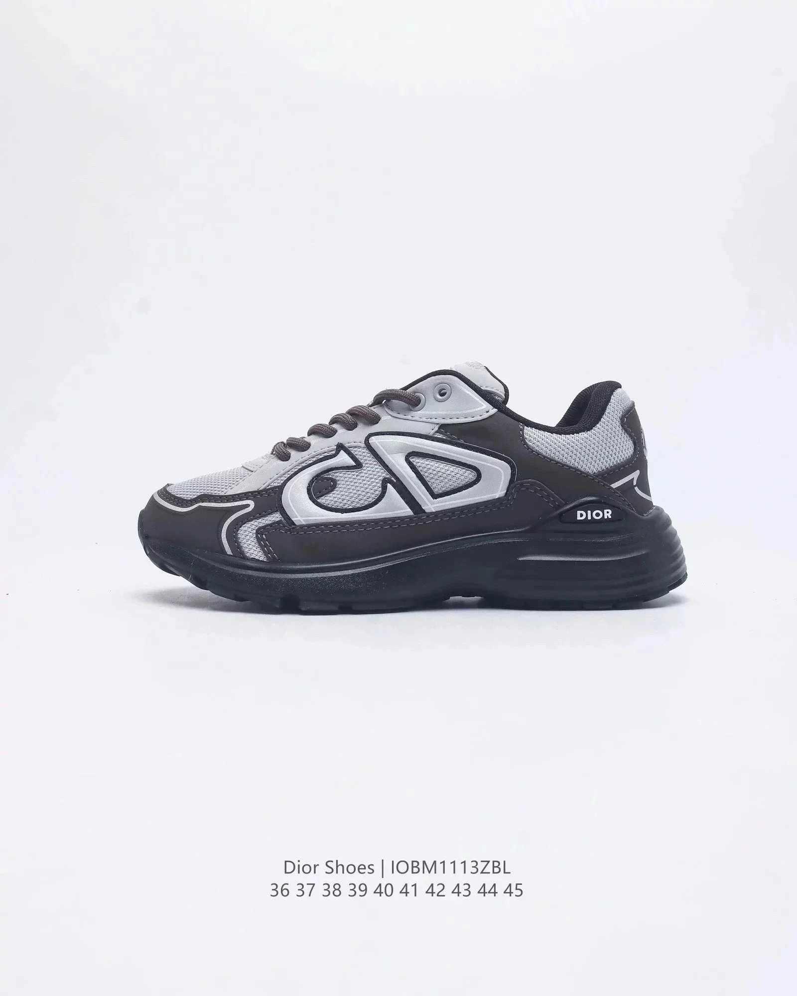 Dior B23 Low Orange Brown Multicolor Sneakers - 8