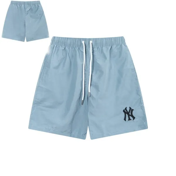 New York Yankees Logo Swim Shorts Light Blue Shorts - 1