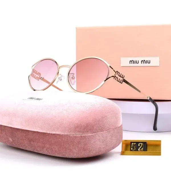 Miu Miu Oversized Cat-Eye Red Sunglasses - 7