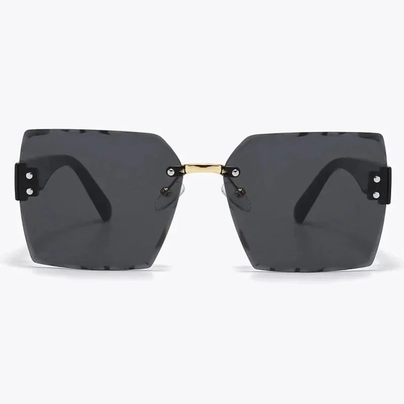 Fendi Tea Frame Double Lens Brown Gradient Sunglasses - 5