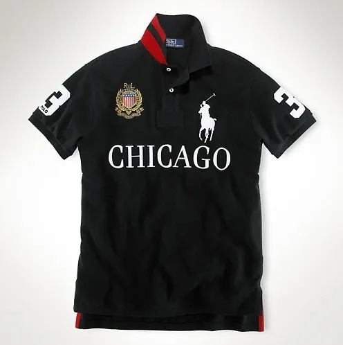 Ralph Lauren Chicago Polo Shirt Black - 1