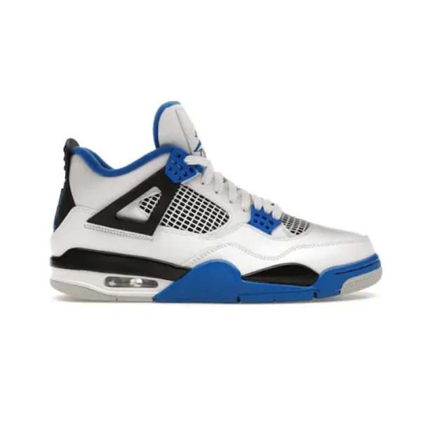 Air Jordan 4 Retro White Royal Blue Sneakers - 1