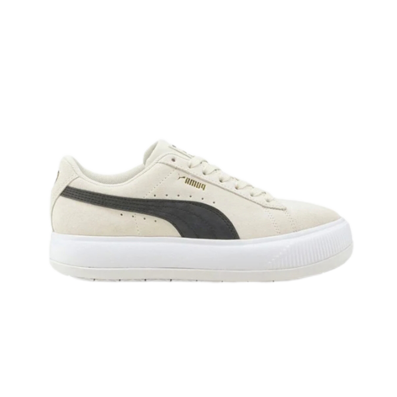 Puma Mayu Platform Beige Suede Sneakers - 2
