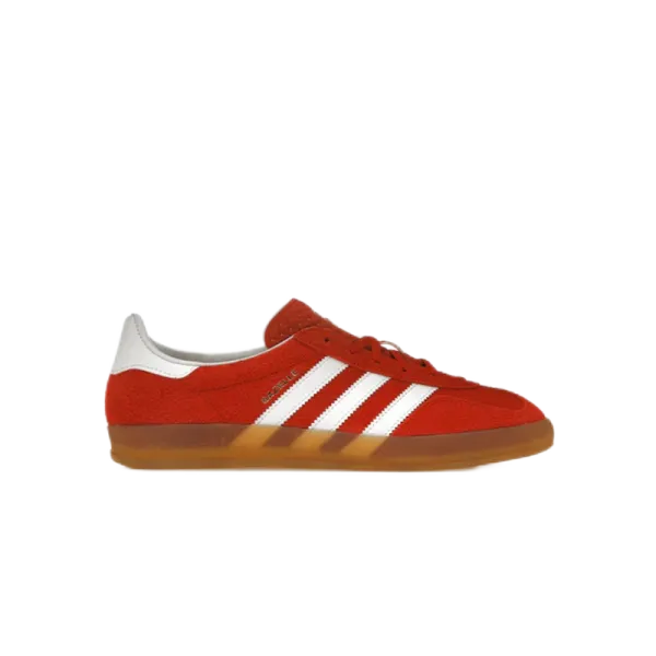 Adidas Originals Gazelle Red White Gum Sneakers - 1