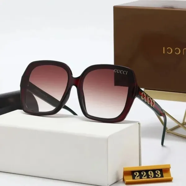 Gucci Oversized Square Gradient Sunglasses - 1