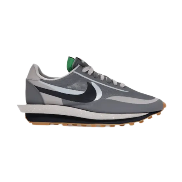 Nike x sacai LDWaffle Gray Green Sneakers - 1