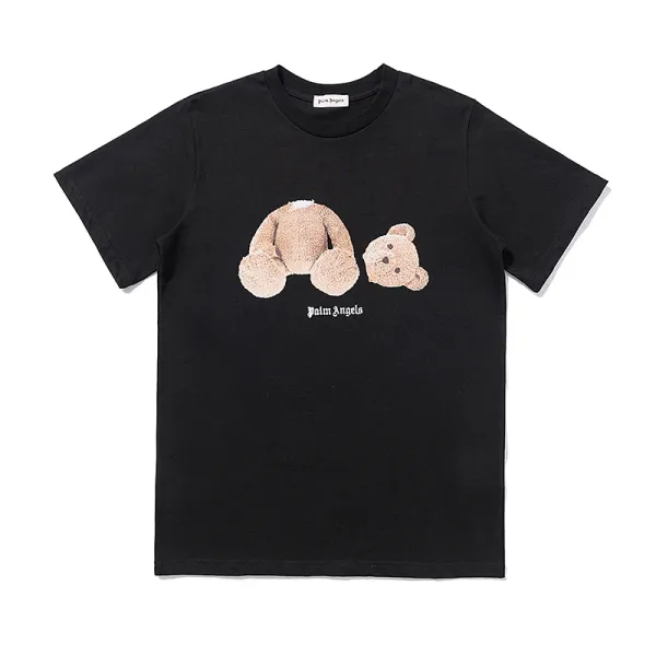 Palm Angels Teddy Bear Graphic Black T-Shirt - 35