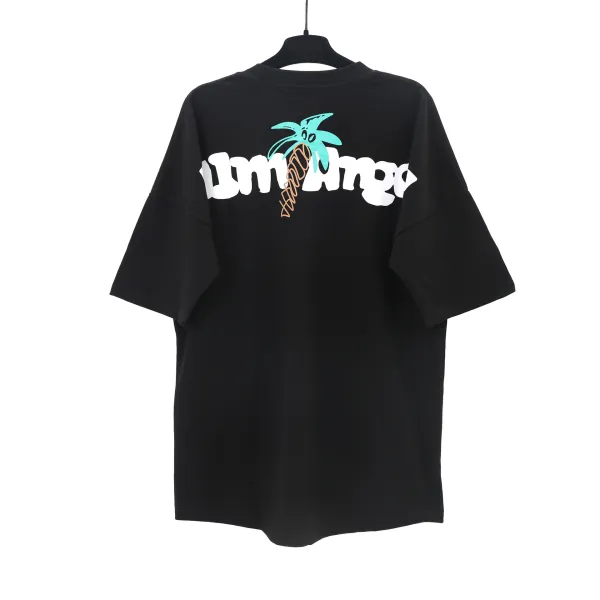 Palm Angels Teddy Bear Graphic Black T-Shirt - 26