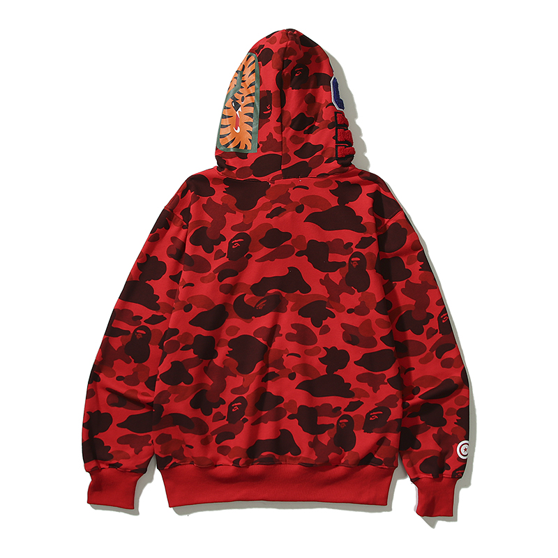 A Bathing Ape Shark Hoodie Pink Camo Hoodie - 4