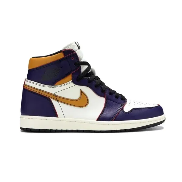 Air Jordan 1 High OG 'Lakers' Purple Sneakers - 1