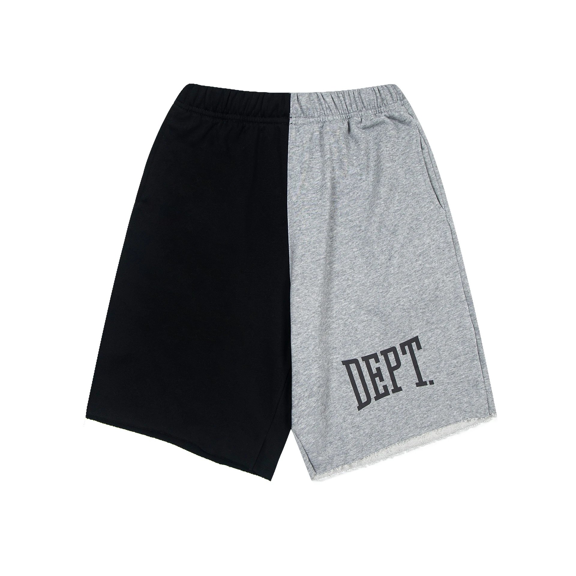 Gallery Dept. Split-Color Sweatshorts Black/Gray Shorts - 1