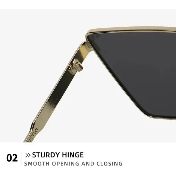 Louis Vuitton Monogram Shield Sunglasses Black - 9