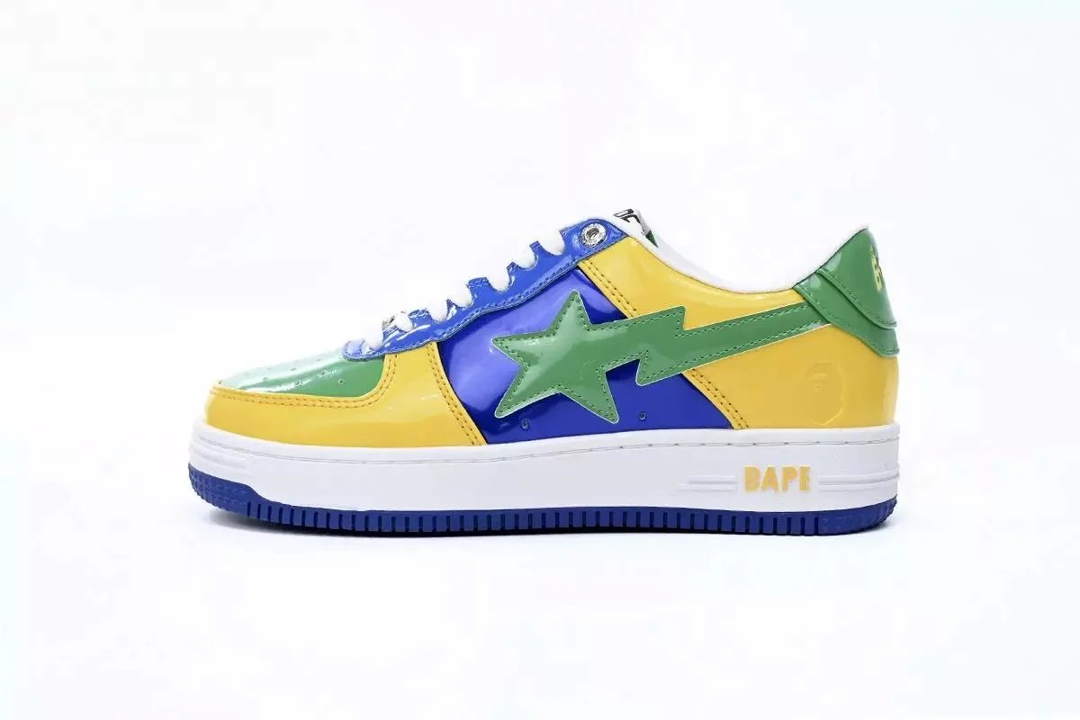 BAPE STA Brazil Colorway Sneakers - 1